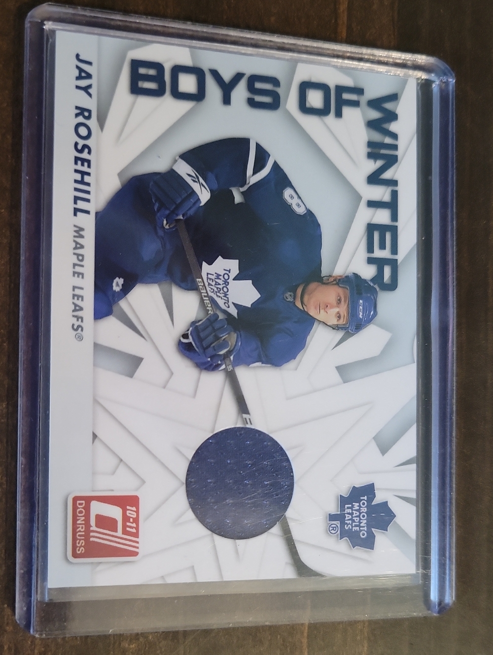 2010 Panani Russ Boys of Winter Hockey Card in Blue and White